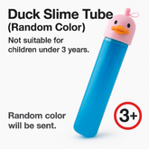 Duck Slime Tube (Random Color) – Cute Duck Cap | Stretchy & Gooey Fun | 1pc
